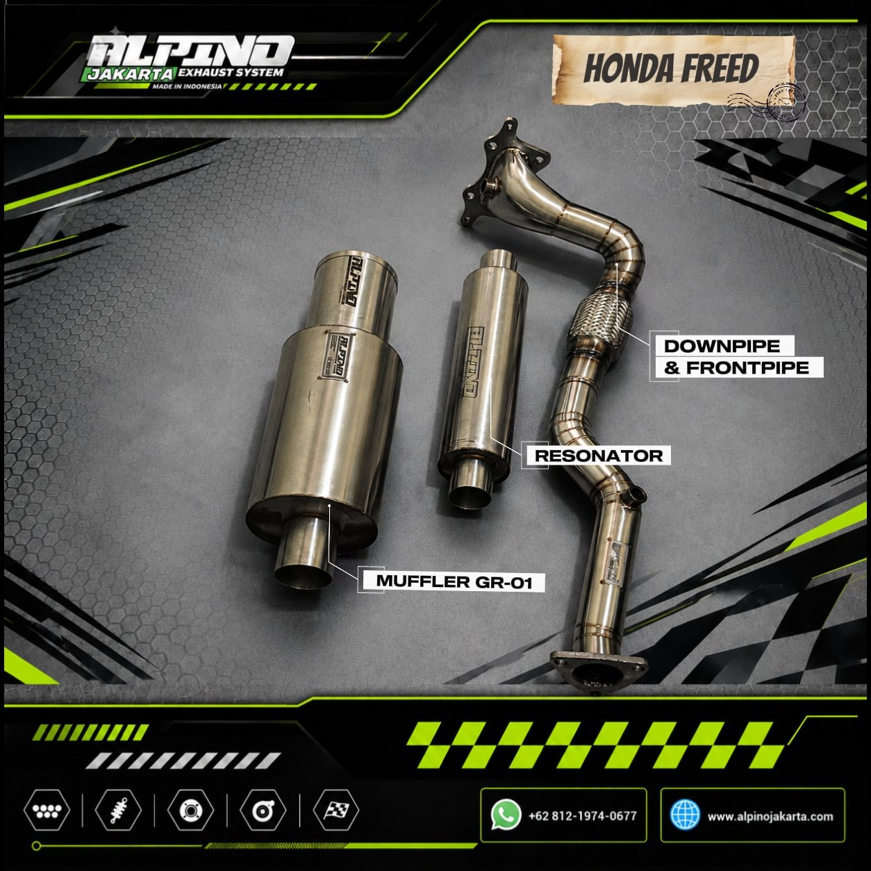Knalpot Honda Freed